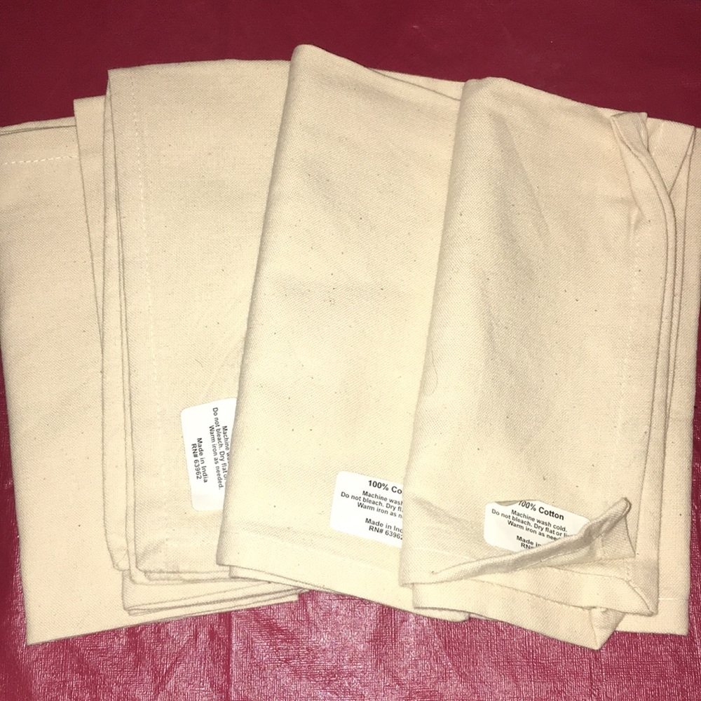 New table napkins & rings